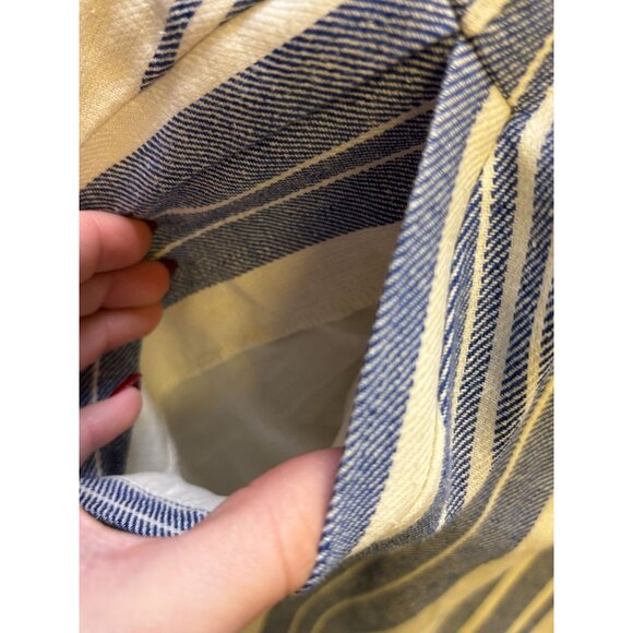 Elevenses Anthropologie NWT Striped Blue & White Jacket XS - Picture 9 of 12